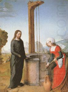Juan de Flandes Christ and the Woman of Samaria (mk05) oil painting picture